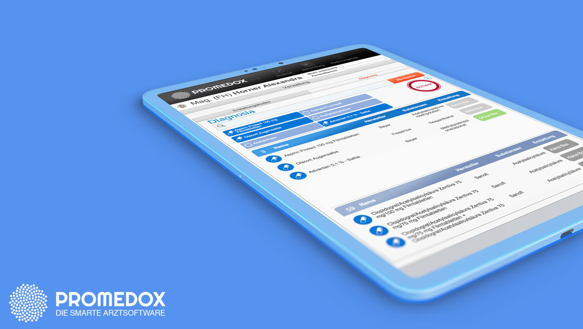Diagnosia in Arztsoftware integriert
